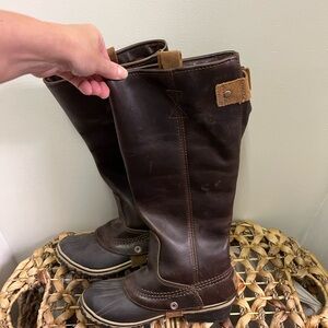 SOREL riding boots. Worn one time. Excellent condition.